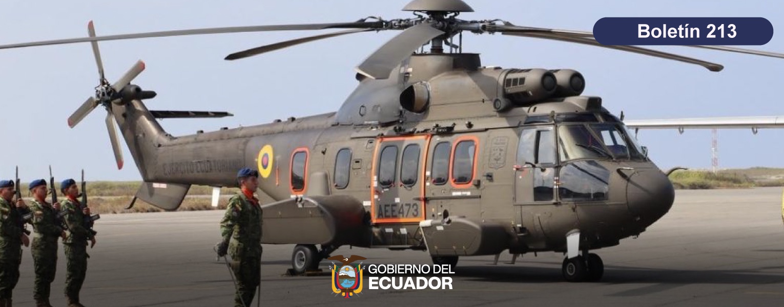 ¡ECUADOR FORTALECE SU PODER AÉREO: GOBIERNO NACIONAL ENTREGA TRES NUEVOS HELICÓPTEROS Y UN AVIÓN MULTIPROPÓSITO AL EJÉRCITO ECUATORIANO!